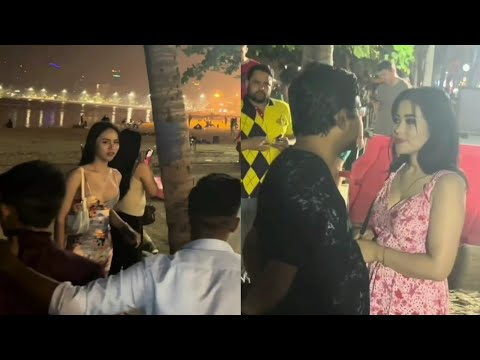 [4k] Pattaya beach road freelancers | pattaya girls |