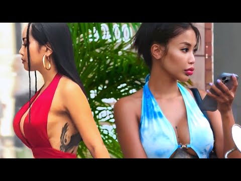 ATTRACTIVE LADIES IN PATTAYA, Exciting Street Scenes, Thailand 2024
