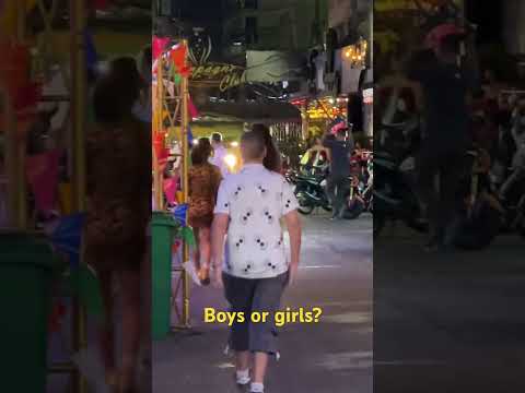 Boys or girls? Pattaya, Thailand 🇹🇭#shorts #thailand #pattaya