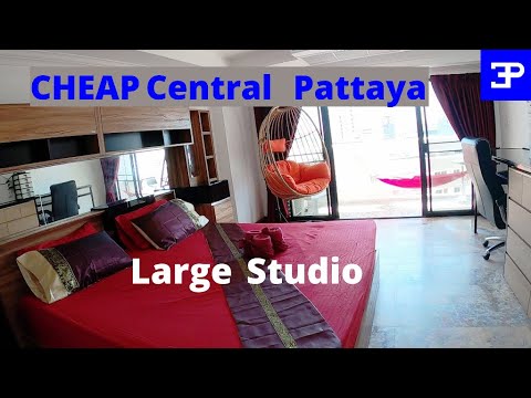Cost of living Pattaya Thailand , CHEAP Central Pattaya Studio condo
