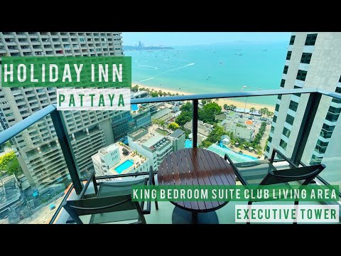Holiday Inn Pattaya King Bedroom Suite Living Area Club Access Executive Tower 2022