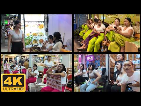 Pattaya 2nd Road Nightlife SCENES –  Massage And Bargirls! 2024 – September