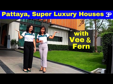 Pattaya Thailand, super luxury newly built ultra modern houses , with Fern & Vee.