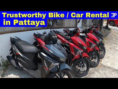 Pattaya Thailand, Trustworthy Motor Bike & Car & Elec Bike Rentals