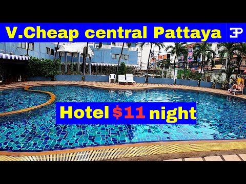 Pattaya Thailand, very cheap hotels from only $11 USD per night in the center of the action.