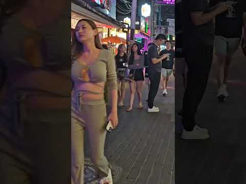 Pattaya Today🦁 Walking Street ❤️ Never Sleep #shorts #girls