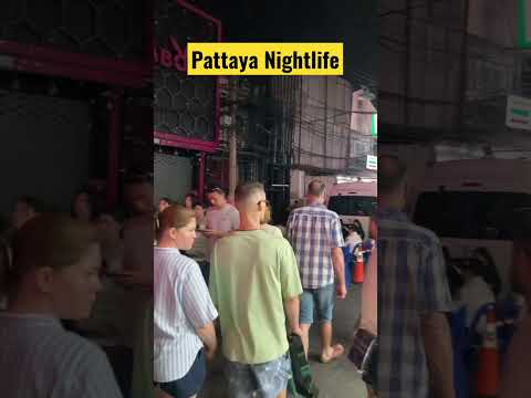 Pattaya Walking Street Is Full Of Beautiful Girls #shorts #pattaya #nightlife
