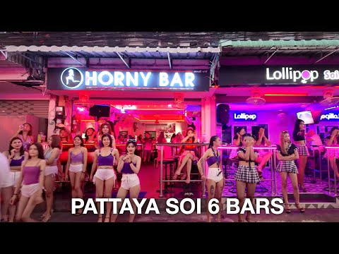 SHOCK: Pattaya Soi 6 (Girls Bars Boom Boom) Ladies on party in Thailand!