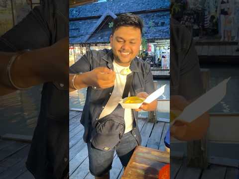 What I Ate in Pattaya Floating Market #thailand #stickyrice #shorts
