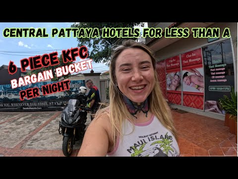 2 AFFORDABLE HOTELS CENTRAL PATTAYA THAILAND 4K MUST SEE!!!!