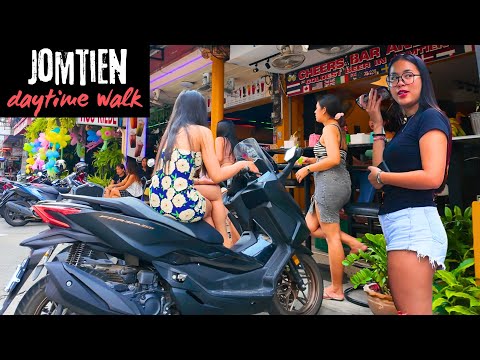 [4K] Amazing walk along Jomtien Beach, Pattaya, Thailand 2024.