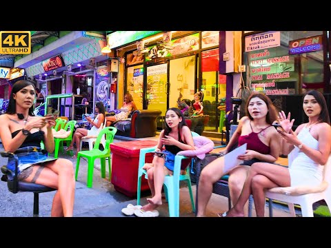 [4K] How is Thailand Now? Pattaya Soi Myth Night, Soi 13/1, Beach road, 2nd road