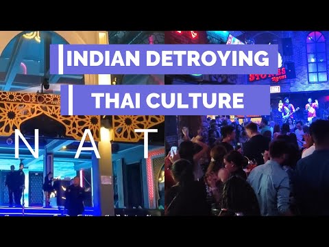 [4K] Thailand Pattaya Nightlife : Indian Destroying Thai Culture Part 1  #thailand #pattaya