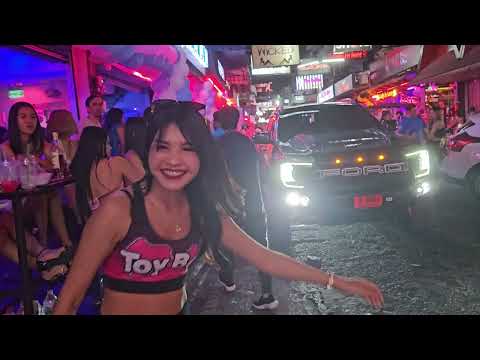[4K]Soi 6 Pattaya night life A round trip at Nov.18.2023 weekend Satuday