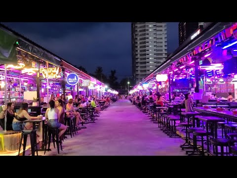 8K Beautiful Girls Myth Bar Complex Nightlife Pattaya Thailand Made In Thailand Bars soi Buakhao