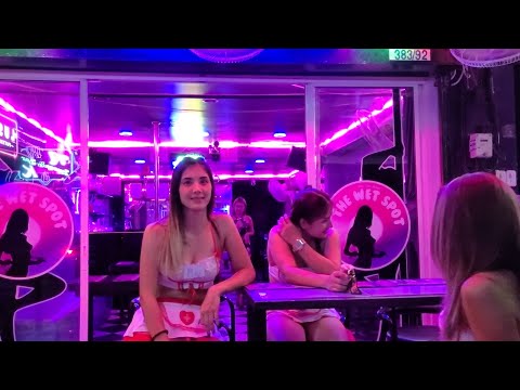 8K GoGo Clubs bars Beautiful Girls Nightlife Area Pattaya Thailand soi Chaiyapoon and soi Buakhao