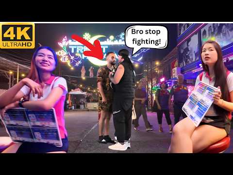 Almost a Fight on Pattaya Soi Buakhao! Dramatic Scene in Thailand Nightlife!