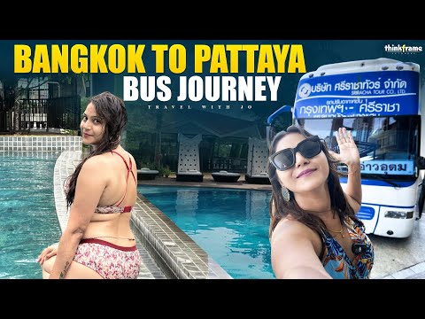 Bangkok to Pattaya Bus Thailand 🇹🇭 Pattaya Tourist Places || Pattaya Tour || Pattaya Travel Guide