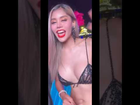 Beautiful Ladyboy In Black Dress #shorts #ladyboy #bangkok