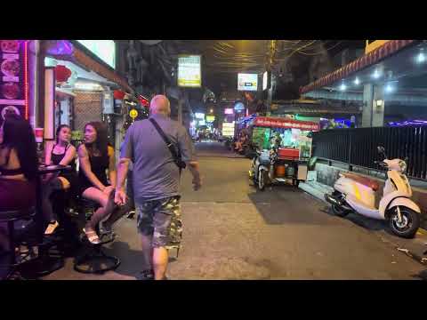 Colorful nightlife Pattaya soi 7 May 2024