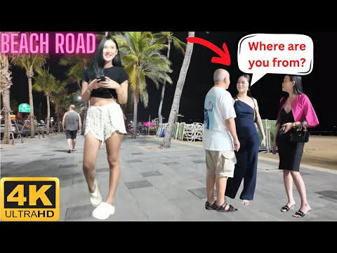 GREAT SCENES in Pattaya Beach Road – New View – 2024 – October