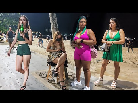 How is Pattaya Now? Beach Road Many Pretty Girls