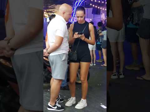 I've gotta crush,🤩 Pattaya "Nightlife" Walking Street. #travel #thailand #shorts #youtube #subscribe