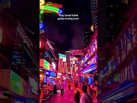 NIGHT WALK AT PATTAYA    #nightlife #pattaya #transvestite #thailand #walk#new#shorts#trending#girl