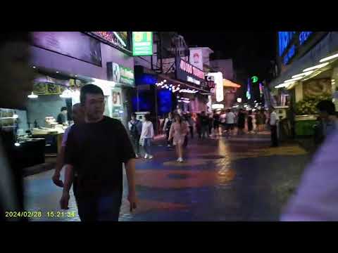 nightlife : freelancers and bars in Walking Street (Pattaya – Thailand)