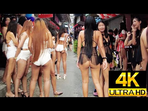 Pattaya 4K Walk Soi 6 Exciting Street from Na Kluea Road. May 2024.