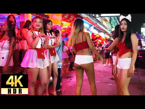 Pattaya 4K Walk Soi 6 The Most Hottest and Charming Scene!  Thailand Nightlife 2024.