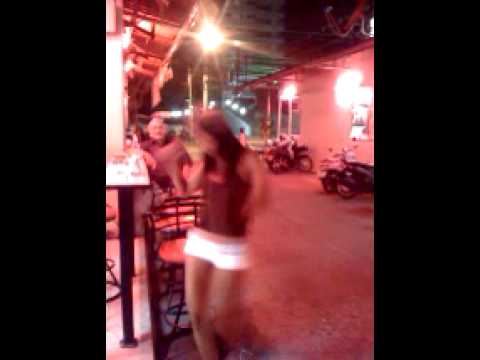 Pattaya bar girl dancing