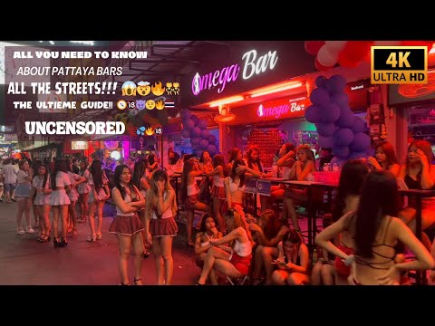 Pattaya Bars 2024 👯‍♀️🔞🔥: Ultimate Nightlife Streets Guide – A First-Timer's Must-See! 🚦😱🤯💯