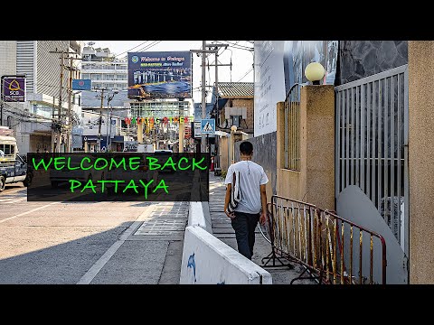 Pattaya Bars and Clubs Open. (A Walking Tour of Pattaya Beach Road Walking Street and Tree Town)