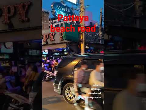 Pattaya beach road bars #shorts