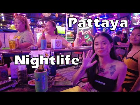 Pattaya Nightlife 2024 | Soi Buakhao, Tree Town bar complex, Soi Made in Thailand, Myth Night