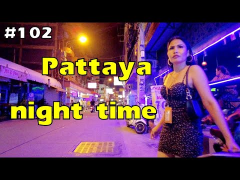 Pattaya nightlife, Thailand – April 2024 🇹🇭 | Soi Buakhao night time | Bars behind Walking Street