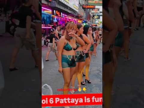 Pattaya nightlife  walking  soi6