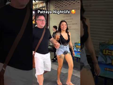 Pattaya Nightlife | Walking street Pattaya | #shortsviral #travelvlog #shortsfeed #thailand #shorts