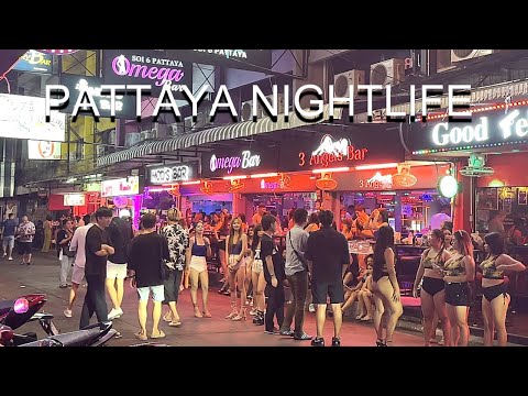 PATTAYA Nightlife: Walking Street Soi Six Soi Buakhao Thailand 🇹🇭