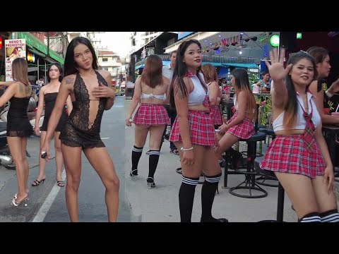 Pattaya Soi Buakhao,Soi Diana, Tree Town and Soi Madi in Thailand,2024