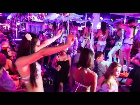 Pattaya . Thailand pattaya Nightlife 2023. Soi 6 bars & girls
