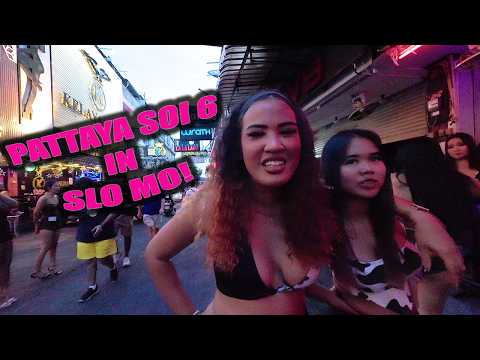 Pattaya, Thailand Soi 6 Boom Boom in Slow Motion