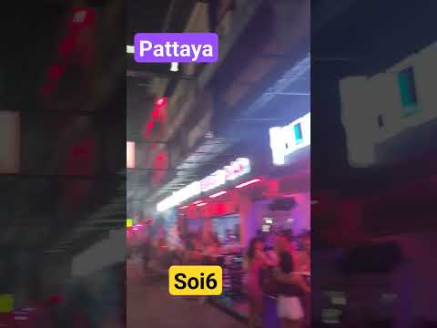Pattaya Thailand Soi6 100 Bars 1000+ Ladies at least| #pattaya #goodlifewithjd #shorts #travel