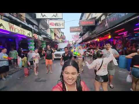Pattaya Walking Street Event And Party On Road | Beer Bars Girls And Street Food #thailand #pattaya
