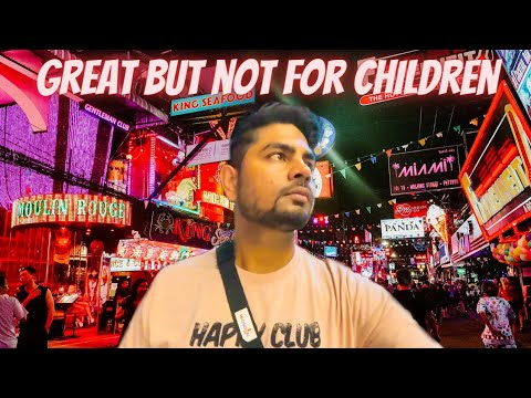 Pattaya Walking Street Nightlife, Walking Street Pattaya Night 2024 – Thailand Red Light District ?