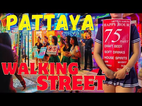Pattaya Walking Street Tour: Bars, Clubs & Nightlife Vibes! #pattaya