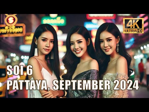 Soi 6 Pattaya – Bar Girls, Go-Go Bars, and Nonstop Adult Entertainment (Sept 2024 | 4K)
