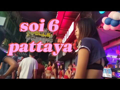 soi6 pattaya, a drunken man walking