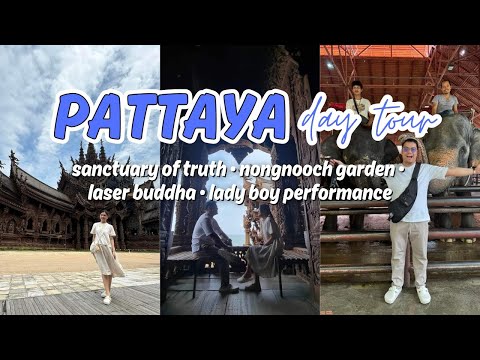THAILAND 2024 P3: Pattaya Day Tour! Sanctuary of Truth, Nongnooch Garden, Laser Buddha | Karenn C.